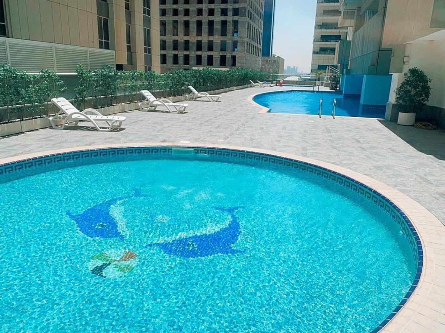 Pristine Apartment Sunrise View At 51St Dubai Exterior foto